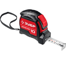 ЗУБР Автостоп, 10 м х 25 мм, рулетка с автостопом (34052-10-25)