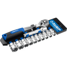 ЗУБР ТБ-12Б, 12 предм., (1/2″), набор торцовых головок, Профессионал (27647-H12)