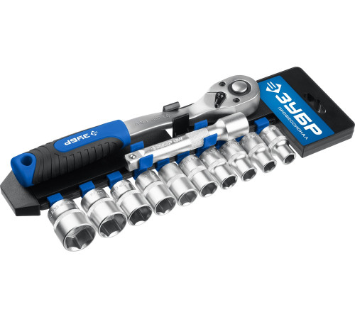 ЗУБР ТБ-12Б, 12 предм., (1/2″), набор торцовых головок, Профессионал (27647-H12) купить  в Сочи