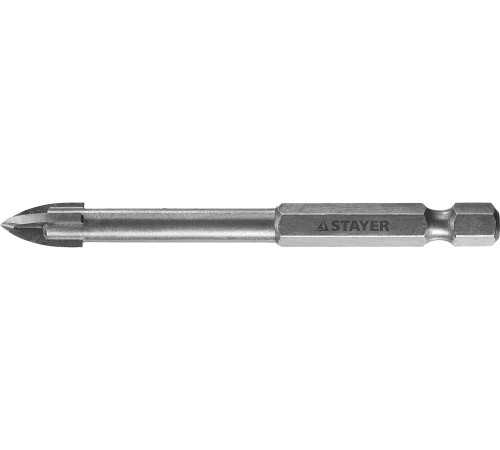 STAYER 10 мм, 4х кромка, HEX 1/4, Сверло по стеклу и кафелю (2985-10) купить в Сочи STAYER 10 мм, 4х кромка, HEX 1/4, Сверло по стеклу и кафелю (2985-10) купить в Сочи