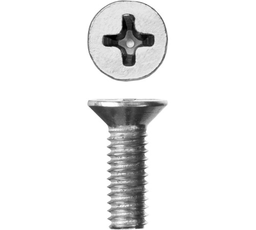 ЗУБР DIN 965, кл. пр. 4.8, M4 х 12 мм, цинк, 5 кг, винт с потайной головкой (303110-04-012) купить  в Сочи