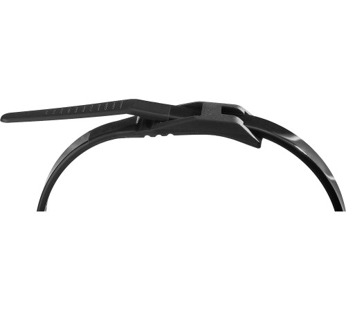 ЗУБР КОБРА, 2.5 x 205 мм, нейлон РА66, 50 шт, черные, кабельные стяжки с плоским замком, Профессионал (30935-25-205) купить  в Сочи