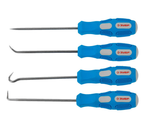 ЗУБР 4 предмета, набор крючков для слесарных работ (21553-H4) купить  в Сочи