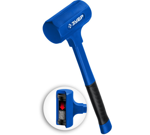 ЗУБР БМО, 60 мм, 1800 г, безынерционный молоток, Профессионал (2049-1800) купить  в Сочи