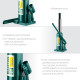 KRAFTOOL KRAFT-LIFT, 8 т, 230 - 457 мм, бутылочный гидравлический домкрат (43462-8) купить в Сочи