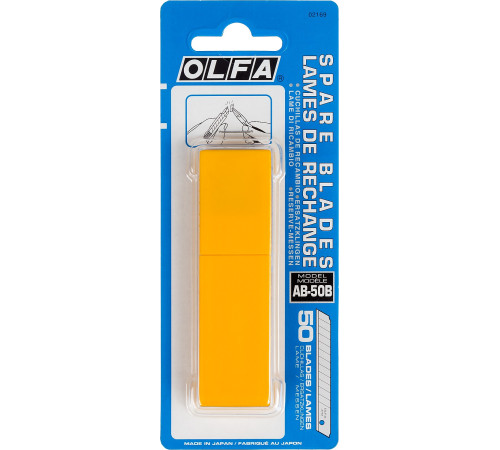 OLFA 9 х 80 х 0.38 мм, 50 шт, сегментированные лезвия (OL-AB-50B) купить в Сочи OLFA 9 х 80 х 0.38 мм, 50 шт, сегментированные лезвия (OL-AB-50B) купить в Сочи