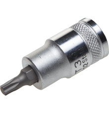 Торцовая бита-головка KRAFTOOL ″INDUSTRIE QUALITAT″, материал S2, TORX, сатинированная, 1/2″, Т40