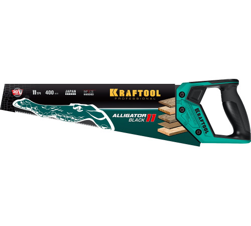 KRAFTOOL Alligator Black 11, 400 мм, ножовка для точного реза (15205-40) купить в Сочи KRAFTOOL Alligator Black 11, 400 мм, ножовка для точного реза (15205-40) купить в Сочи