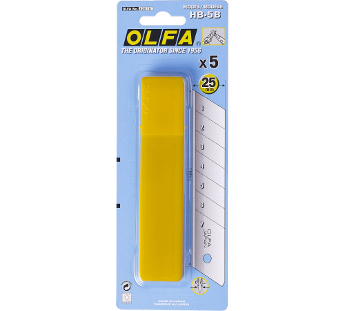 OLFA 25 х 126 х 0.7 мм, 5 шт, сегментированные лезвия (OL-HB-5B) купить в Сочи OLFA 25 х 126 х 0.7 мм, 5 шт, сегментированные лезвия (OL-HB-5B) купить в Сочи