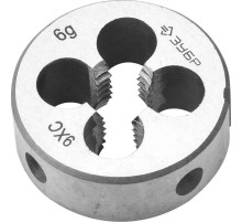ЗУБР М5 x 0.8 мм, сталь 9ХС, плашка круглая ручная (4-28022-05-0.8)