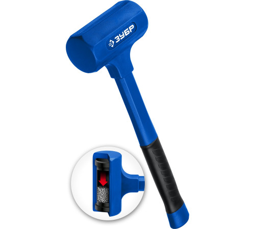 ЗУБР БМО, 57 мм, 1350 г, безынерционный молоток, Профессионал (2049-1350) купить  в Сочи