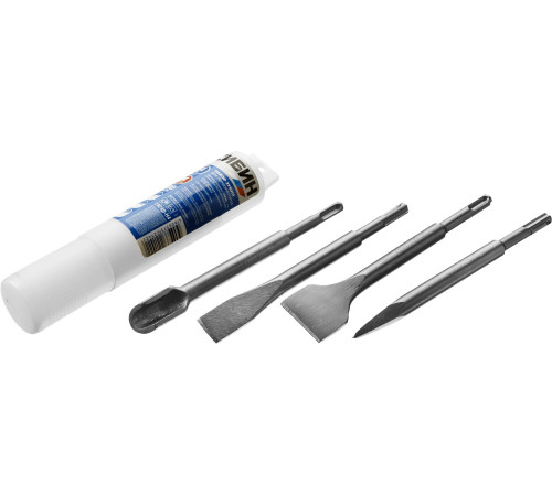 СИБИН 4 шт, 200 мм, SDS-Plus, набор зубил (29240-Н4) купить  в Сочи