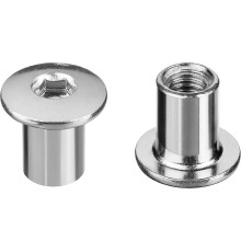 ЗУБР M6 x 12 мм, шест. 4 мм, цинк, 5 кг, гайка Эриксона с полукруглой головкой, Профессионал (303760-4)