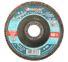 ЛУГА 115 мм, P60, КЛТ, Круг лепестковый торцевой (3656-115-25)