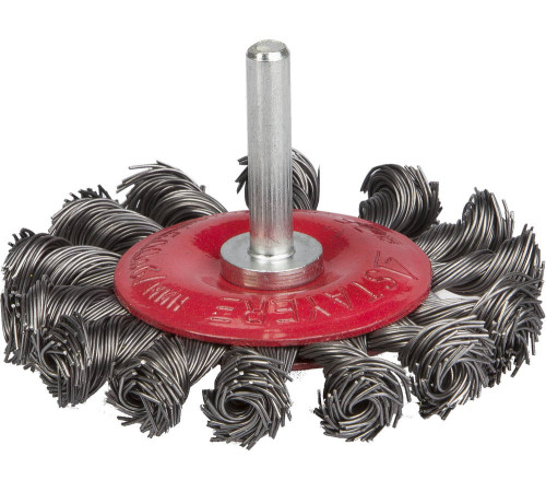 STAYER 75 мм, жгутированная стальная проволока 0.5 мм, щетка кистевая для дрели, Professional (35115-075) купить  в Сочи