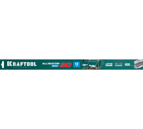KRAFTOOL Alligator 3D, 600 мм, полотно по металлу для прецизионного стусла (15451-600-1) купить в Сочи KRAFTOOL Alligator 3D, 600 мм, полотно по металлу для прецизионного стусла (15451-600-1) купить в Сочи