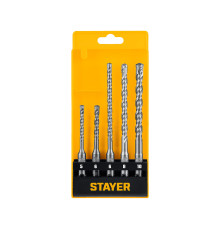 STAYER HERCULES-4Х 5шт набор буров SDS-plus (29290-H5)
