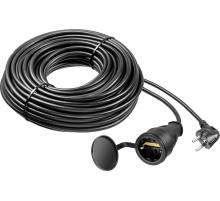 ЗУБР ПВС-315-Ш, ПВС, 3 х 1.5 мм2, 30 м, IP44, 3500 Вт, силовой удлинитель-шнур, Профессионал (55020-30)