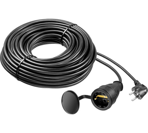 ЗУБР ПВС-315-Ш, ПВС, 3 х 1.5 мм2, 30 м, IP44, 3500 Вт, силовой удлинитель-шнур, Профессионал (55020-30) купить  в Сочи