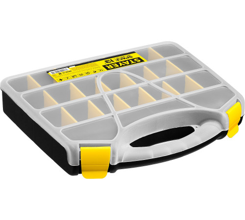 STAYER SPACE-13, 320 х 260 х 60 мм, (13″), пластиковый органайзер с 21 ячейкой (38038-13) купить в Сочи STAYER SPACE-13, 320 х 260 х 60 мм, (13″), пластиковый органайзер с 21 ячейкой (38038-13) купить в Сочи