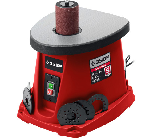 ЗУБР d 13, 19, 26, 38, 51, 76 x 115, 500 Вт, осцилляционный шпиндельный шлифовальный станок (СШО-500) купить  в Сочи