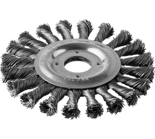 ЗУБР 125 мм, стальная проволоки 0.5 мм, щетка дисковая для УШМ, Профессионал (35190-125) купить  в Сочи