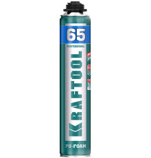 KRAFTOOL PRO 65, 850 мл, пистолетная, всесезонная, SVS, не залипающий клапан, выход до 65 л, монтажная пена (41184)