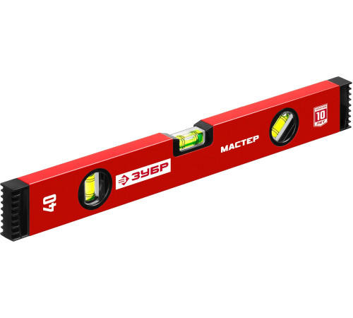 ЗУБР МАСТЕР, 400 мм, уровень с усиленным профилем (34584-040) купить  в Сочи