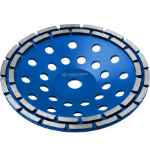ЗУБР d 230 мм, двухрядная алмазная шлифовальная чашка, Профессионал (33372-230)