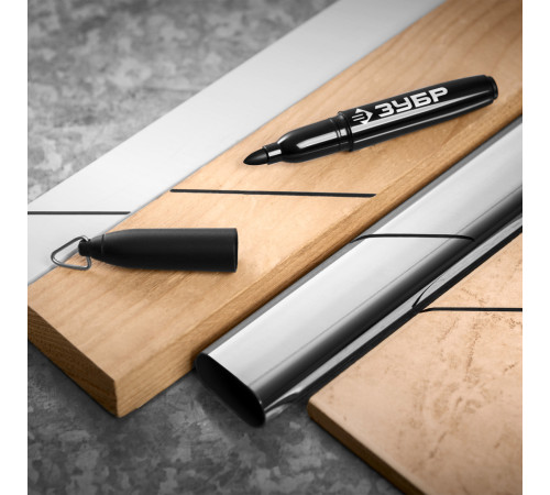 ЗУБР Мини черный, 1-3 мм, 80 шт, перманентный маркер (06331-2) купить  в Сочи