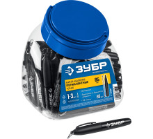 ЗУБР Мини черный, 1-3 мм, 80 шт, перманентный маркер (06331-2)