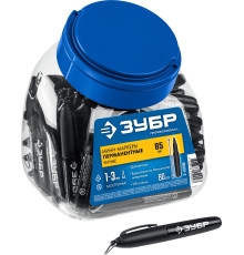 ЗУБР Мини черный, 1-3 мм, 80 шт, перманентный маркер (06331-2)