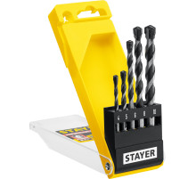 STAYER Hercules, 5 шт: d 4-5-6-8-10 мм, набор сверл по бетону, Professional (2915-H5)