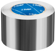 ЗУБР 75 мм, 50 м, 60 гр/м2, самоклеящаяся алюминиевая лента, Профессионал (12262-75-50)