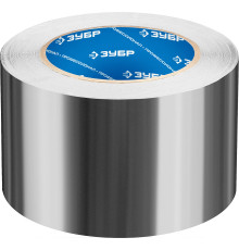 ЗУБР 75 мм, 50 м, 60 гр/м2, самоклеящаяся алюминиевая лента, Профессионал (12262-75-50)