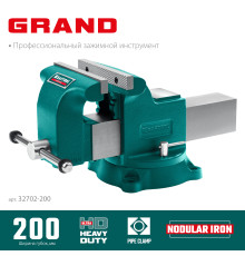 KRAFTOOL GRAND, 200 мм, слесарные тиски (32702-200)