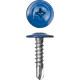 ЗУБР ПШМ-С 5005, 25 х 4.2 мм, синий насыщ., 400 шт, саморез с пресс-шайбой и сверлом (300211-42-025-5005) купить  в Сочи