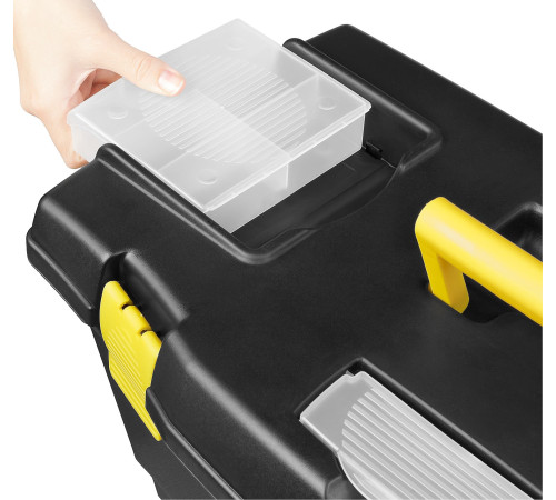 STAYER VEGA-24, 610 х 320 х 300 мм, (24″), пластиковый ящик для инструментов (38105-21) купить в Сочи STAYER VEGA-24, 610 х 320 х 300 мм, (24″), пластиковый ящик для инструментов (38105-21) купить в Сочи