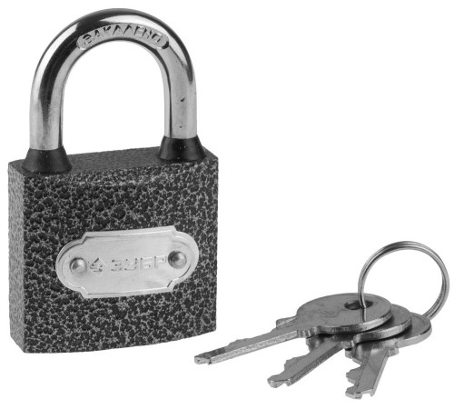 ЗУБР 38 мм, металлический корпус, навесной замок (3712-38) купить  в Сочи