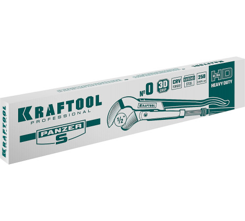 KRAFTOOL PANZER-S, №0, 1/2″, 240 мм, трубный ключ с изогнутыми губками (2733-05) купить в Сочи KRAFTOOL PANZER-S, №0, 1/2″, 240 мм, трубный ключ с изогнутыми губками (2733-05) купить в Сочи