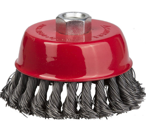STAYER 80 мм, жгутированная стальная проволока 0.5 мм, чашечная щетка-крацовка для УШМ, Professional (35128-080) купить  в Сочи