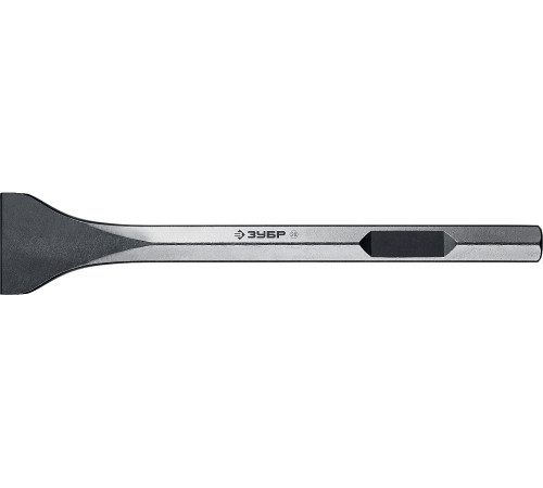 ЗУБР БУРАН, 80 х 400 мм, HEX 28, плоское изогнутое зубило, Профессионал (29372-80-400) купить  в Сочи
