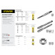 STAYER M8 х 1.0, 2 шт, комплект метчиков (28025-08-1.0-H2) купить в Сочи