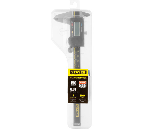 STAYER 150 мм, электронный штангенциркуль, Professional (34410-150) купить в Сочи STAYER 150 мм, электронный штангенциркуль, Professional (34410-150) купить в Сочи