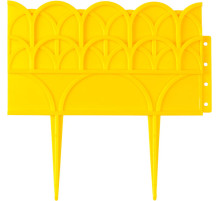 GRINDA 14 х 310 см, желтый, декоративный бордюр для цветников (422223-Y)