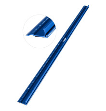 ЗУБР 1,25 м, Усиленная алюминиевая линейка со стальной направляющей, Профессионал (34382-125)