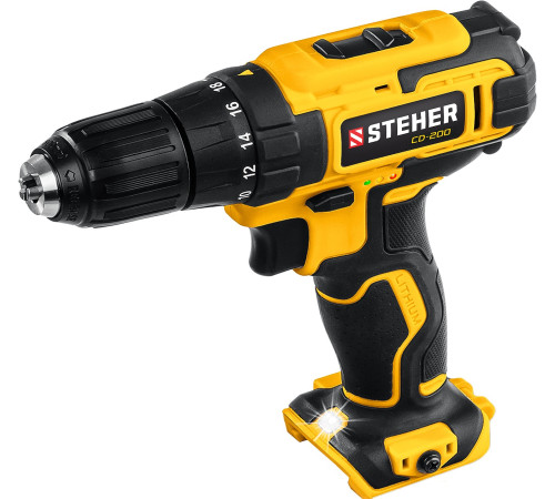 STEHER V1, 20 В, 40 Н·м, без АКБ, дрель-шуруповерт (CD-200) купить в Сочи STEHER V1, 20 В, 40 Н·м, без АКБ, дрель-шуруповерт (CD-200) купить в Сочи