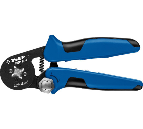 ЗУБР ПКР-16-4, 0.25 - 16 мм2, с квадратным профилем, мультидиапазонные пресс-клещи, Профессионал (22693) купить  в Сочи