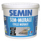 SEMIN SEM-MURALE Клей для обоев 5 кг Семин для тяжелых виниловых обоев, текстильных стеновых покрытий, сложных декоративных и эксклюзивных покрытий, любых обоев под окраску, фресок, фотообоев