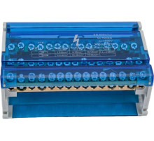 Шина на DIN-рейку в корпусе (кросс-модуль) 3L+PEN 4*15 HLT